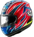 Arai RX-7V Evo Ogura 2023 Helm, rot-blau, Gr&ouml;&szlig;e M f&uuml;r M&auml;nner