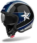Airoh J110 Command Jethelm, schwarz-blau, Gr&ouml;&szlig;e XS f&uuml;r M&auml;nner