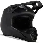 FOX V1 Matte Black 2023 Jugend Motocross Helm, schwarz, Gr&ouml;&szlig;e S