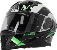 Acerbis 0026016.325.066, Acerbis X-Way Graphic Helm Schwarz Gr&uuml;n male
