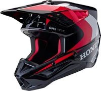 Alpinestars SM5 Honda Motocross Helm, schwarz-rot, Gr&ouml;&szlig;e XS f&uuml;r M&auml;nner