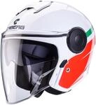 Caberg Soho Zephir Jethelm, weiss-pink-gr&uuml;n, Gr&ouml;&szlig;e XS f&uuml;r M&auml;nner