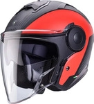 Caberg CA20055023-XL, Caberg Soho Milano Jethelm Schwarz Rot male