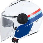 Caberg CA20055031-2XL, Caberg Soho Zephir Jethelm Weiss Rot Blau male