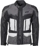 GMS Tigris wasserdichte Motorrad Textiljacke, schwarz-grau-weiss, Gr&ouml;&szlig;e 2XL f&uuml;r