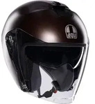AGV Irides Mono Jethelm, braun, Gr&ouml;&szlig;e XS f&uuml;r M&auml;nner