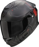 Scorpion 150-466-343-03, Scorpion EXO-GT SP Air Techlane Helm Schwarz Grau Rot male