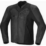 Alpinestars Faster V3 Motorrad Lederjacke, schwarz, Gr&ouml;&szlig;e 48 f&uuml;r M&auml;nner