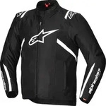Alpinestars T-SPS V2 wasserdichte Motorrad Textiljacke, schwarz-weiss, Gr&ouml;&szlig;e S f&uuml;r