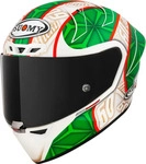 Suomy K6SX0003.4, Suomy S1-XR GP Hickman Replica 2023 FIM E06 Helm Weiss Rot...