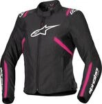 Alpinestars Stella T-SPS V2 wasserdichte Damen Motorrad Textiljacke, schwarz-pink,