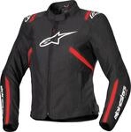 Alpinestars Stella T-SPS V2 wasserdichte Damen Motorrad Textiljacke, schwarz-rot,