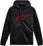 Alpinestars Ageless V3 Zip Hoodie, schwarz-rot, Gr&ouml;&szlig;e S f&uuml;r M&auml;nner