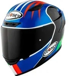 Suomy Track-1 Pecco Mugello 2022 E06 Helm, schwarz-blau, Gr&ouml;&szlig;e XS f&uuml;r M&auml;nner