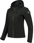 Rusty Stitches Super Ann Damen Motorrad Textiljacke, schwarz, Gr&ouml;&szlig;e 54