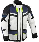 DIFI Explore Aerotex wasserdichte Motorrad Textiljacke, grau-blau, Gr&ouml;&szlig;e L f&uuml;r