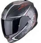 Scorpion EXO-491 Run Helm, schwarz-rot, Gr&ouml;&szlig;e S f&uuml;r M&auml;nner