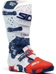Sidi Crossair-X Motocross Stiefel, weiss-rot-blau, Gr&ouml;&szlig;e 43 f&uuml;r M&auml;nner