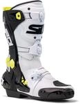 Sidi Rex Motorrad Stiefel, schwarz-weiss-gelb, Gr&ouml;&szlig;e 42 f&uuml;r M&auml;nner
