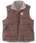 Carhartt Relaxed Midweight Utility Damen Weste, braun, Gr&ouml;&szlig;e XL