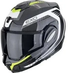 Scorpion EXO Tech Evo Carbon Cosy Helm, schwarz-weiss-gelb, Gr&ouml;&szlig;e 2XL f&uuml;r M&auml;nner