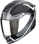Scorpion EXO-1400 Evo II Carbon Air Enko Helm, schwarz-weiss-silber, Gr&ouml;&szlig;e 2XL f&uuml;r