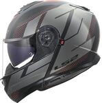 LS2 FF908 Strobe II Code Klapphelm, schwarz-grau, Gr&ouml;&szlig;e XS f&uuml;r M&auml;nner