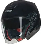 Nolan N40-5 06 Classico N-Com Jethelm, schwarz, Gr&ouml;&szlig;e XS f&uuml;r M&auml;nner