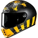 HJC V10 Crania Helm, schwarz-gelb, Gr&ouml;&szlig;e XS 54 55 f&uuml;r M&auml;nner
