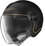 Nolan N21 Visor 06 Borsalino Jethelm, schwarz-gold, Gr&ouml;&szlig;e S f&uuml;r M&auml;nner