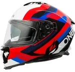 Oneal Challenger EXO V.25 Helm, weiss-rot-blau, Gr&ouml;&szlig;e XS f&uuml;r M&auml;nner