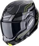 Scorpion EXO Tech Evo Conquer Helm, schwarz-gelb, Gr&ouml;&szlig;e 2XL f&uuml;r M&auml;nner