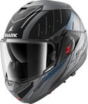 Shark Oxo Rydger Klapphelm, schwarz-grau-blau, Gr&ouml;&szlig;e L f&uuml;r M&auml;nner