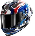Shark Aeron GP FIM Replica Zarco Signature Carbon Helm, schwarz-weiss-rot-blau,