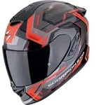 Scorpion EXO-1400 Evo II Air Linart Helm, schwarz-rot, Gr&ouml;&szlig;e 2XL f&uuml;r M&auml;nner