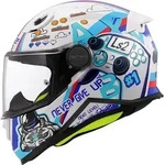 LS2 FF812 Kid Next Level Kinder Helm, weiss-rot-blau, Gr&ouml;&szlig;e S