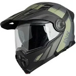 IXS Venture 1.0 Klapphelm, schwarz-grau-gr&uuml;n, Gr&ouml;&szlig;e L f&uuml;r M&auml;nner
