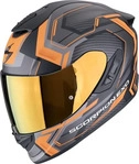 Scorpion 140-489-168-02, Scorpion EXO-1400 Evo II Air Linart Helm Schwarz Orange male