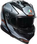 AGV K7 Jaeger Helm, schwarz-silber, Gr&ouml;&szlig;e L f&uuml;r M&auml;nner