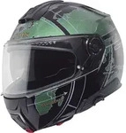 Schuberth C5 Globe Klapphelm, schwarz-gr&uuml;n, Gr&ouml;&szlig;e 3XL f&uuml;r M&auml;nner