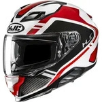 HJC F71 Tozz Helm, schwarz-weiss-rot, Gr&ouml;&szlig;e S f&uuml;r M&auml;nner