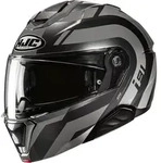 HJC i91 Arven Klapphelm, schwarz-grau, Gr&ouml;&szlig;e XS 54 55 f&uuml;r M&auml;nner