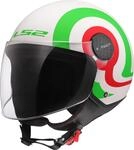 LS2 OF558 Sphere Lux II Urby Jethelm, weiss-pink-gr&uuml;n, Gr&ouml;&szlig;e XS f&uuml;r M&auml;nner