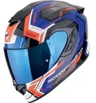 Scorpion EXO-1400 Evo II Air Linart Helm, schwarz-rot-blau, Gr&ouml;&szlig;e 2XL f&uuml;r M&auml;nner