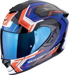 Scorpion 140-489-296-07, Scorpion EXO-1400 Evo II Air Linart Helm Schwarz Rot Blau