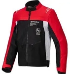 Alpinestars Pro-Dura Motocross Jacke, schwarz-weiss-rot, Gr&ouml;&szlig;e S f&uuml;r M&auml;nner