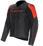 Dainese Racing 5 Motorrad Lederjacke, schwarz-rot, Gr&ouml;&szlig;e 44 f&uuml;r M&auml;nner