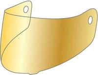 HJC HJ-38 Visier, gold f&uuml;r M&auml;nner
