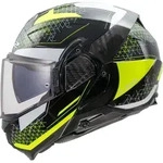 LS2 FF910 Advant II Astral Helm, schwarz-gelb, Gr&ouml;&szlig;e XS f&uuml;r M&auml;nner
