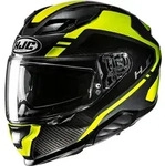 HJC F71 Tozz Helm, schwarz-gr&uuml;n-gelb, Gr&ouml;&szlig;e S f&uuml;r M&auml;nner